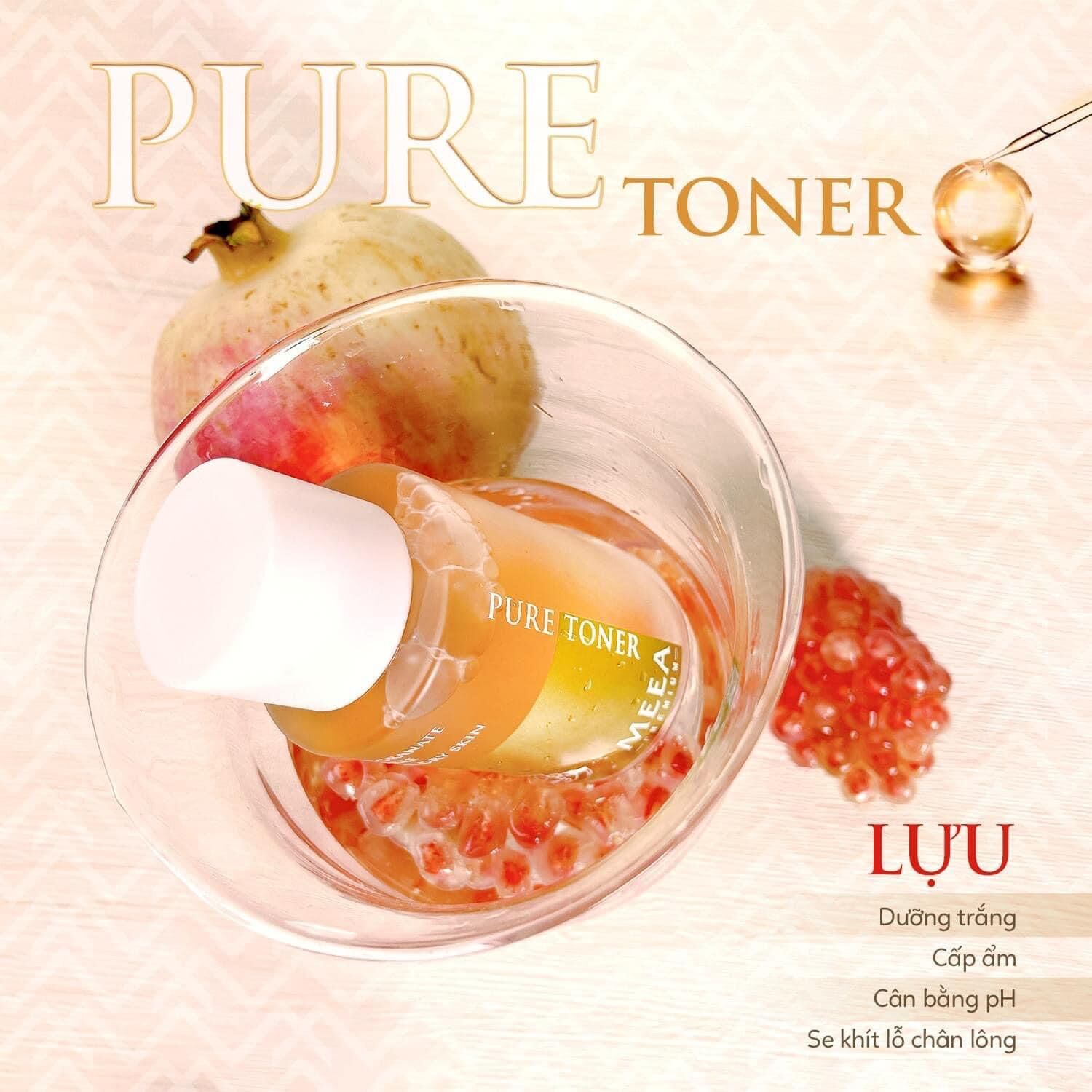 NƯỚC HOA HỒNG TONER LỰU ĐỎ MEEA 120ML