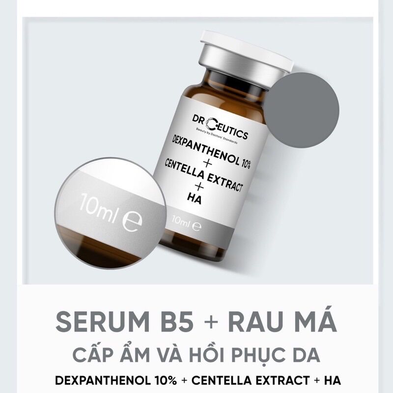Serum dưỡng ẩm Drceutics HA B5 Centella/ HA NMF