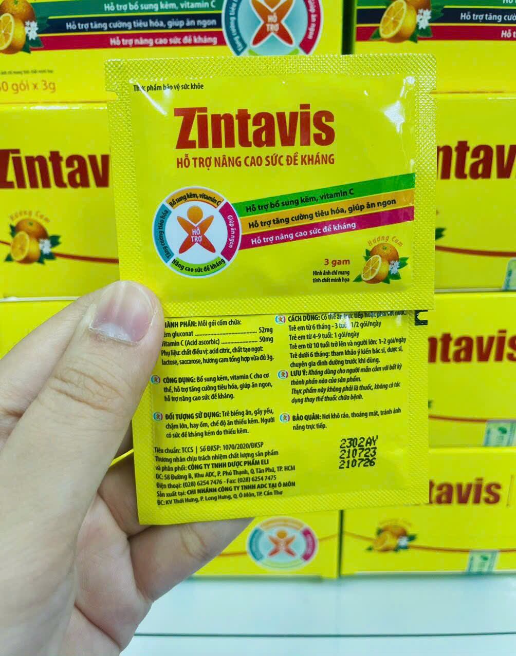 Zintavis - Cốm ZinC bổ sung vitamin