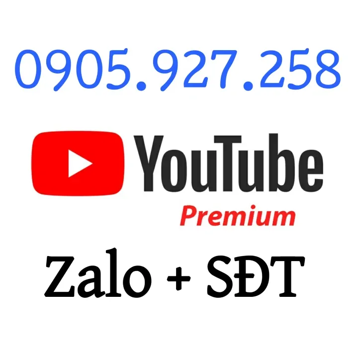 Youtube Premium 12T  đăng ký theo gmail khách hàng
