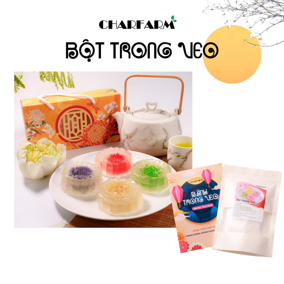 Bột trong veo làm bánh trung thu Charfarm