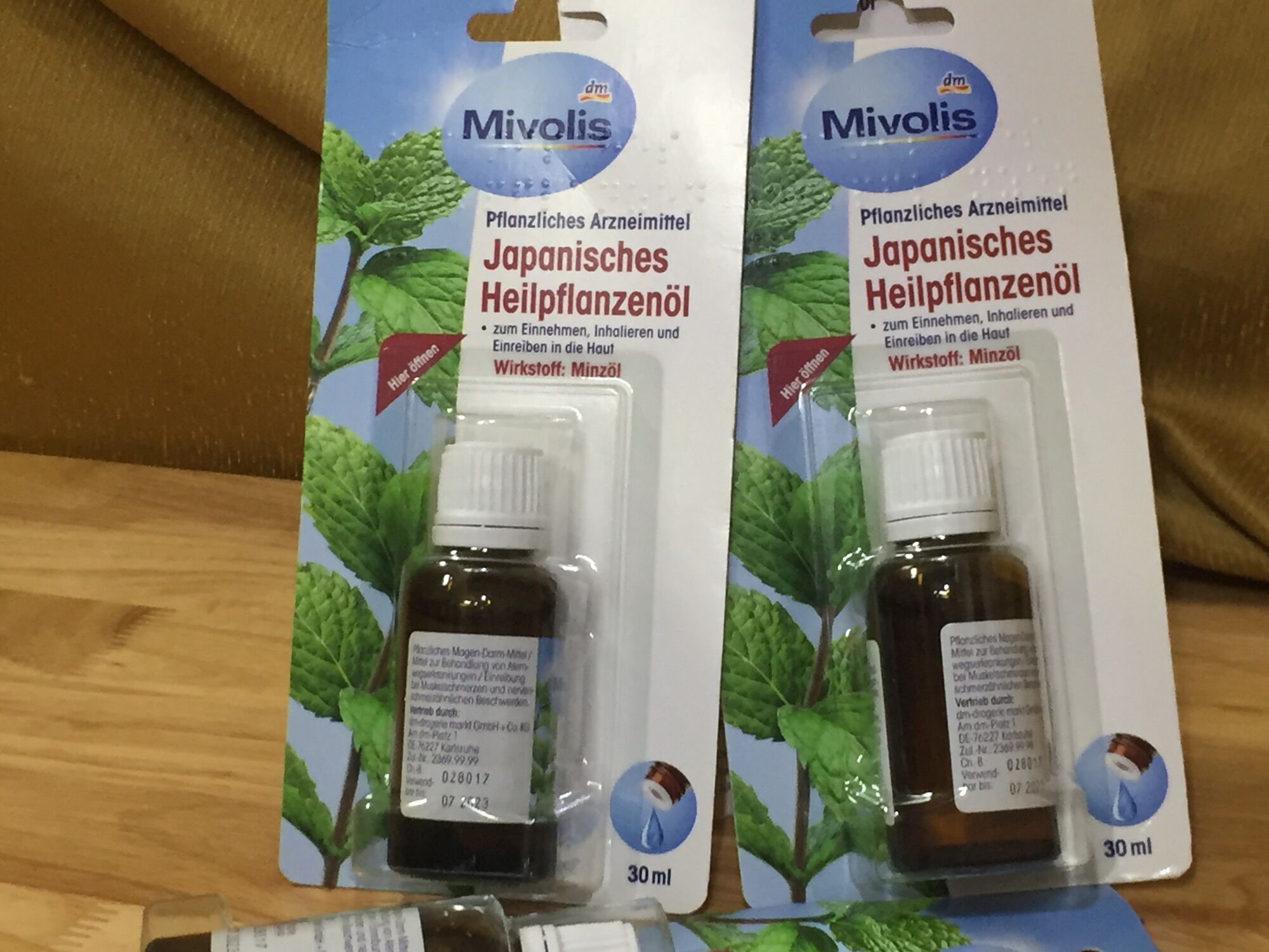[Hàng Đức] Dầu Nhật-Tinh Dầu Bạc Hà Mivolis, 30 ml