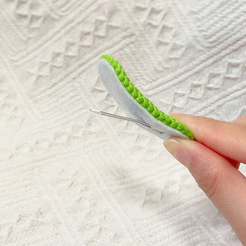 Kẹp tóc ếch bằng len handmade