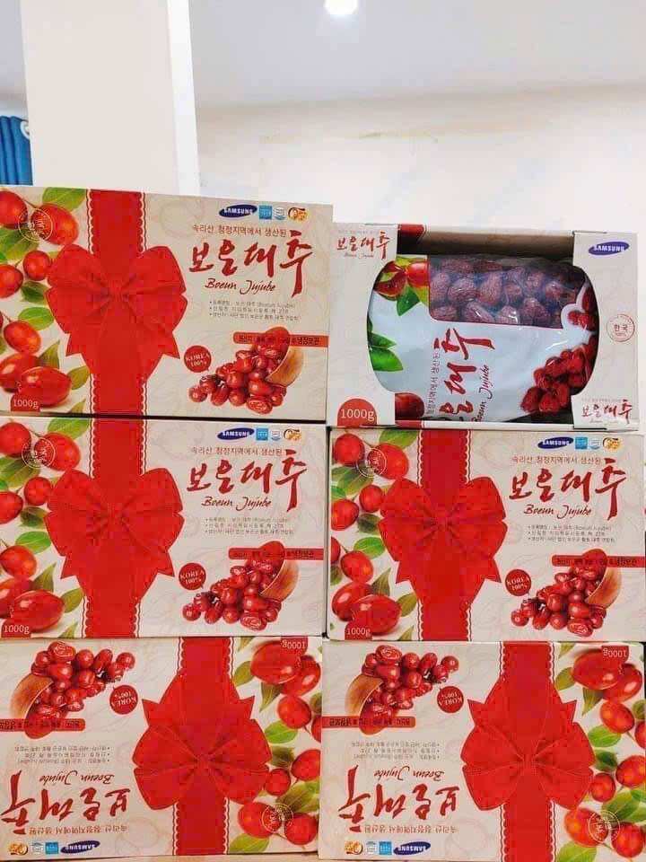 TÁO ĐỎ HÀN QUỐC SẤY KHÔ HỘP 1KG