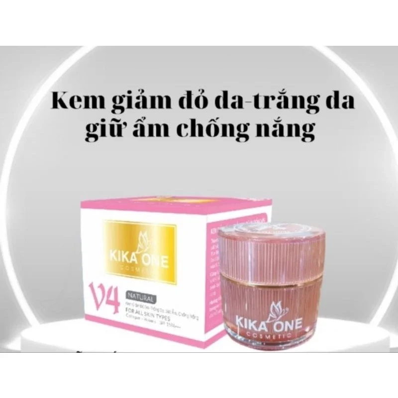 KEM KIKA ONE GIẢM ĐỎ DA - TRẮNG DA - GIỮ ẨM - CHỐNG NẮNG 16G