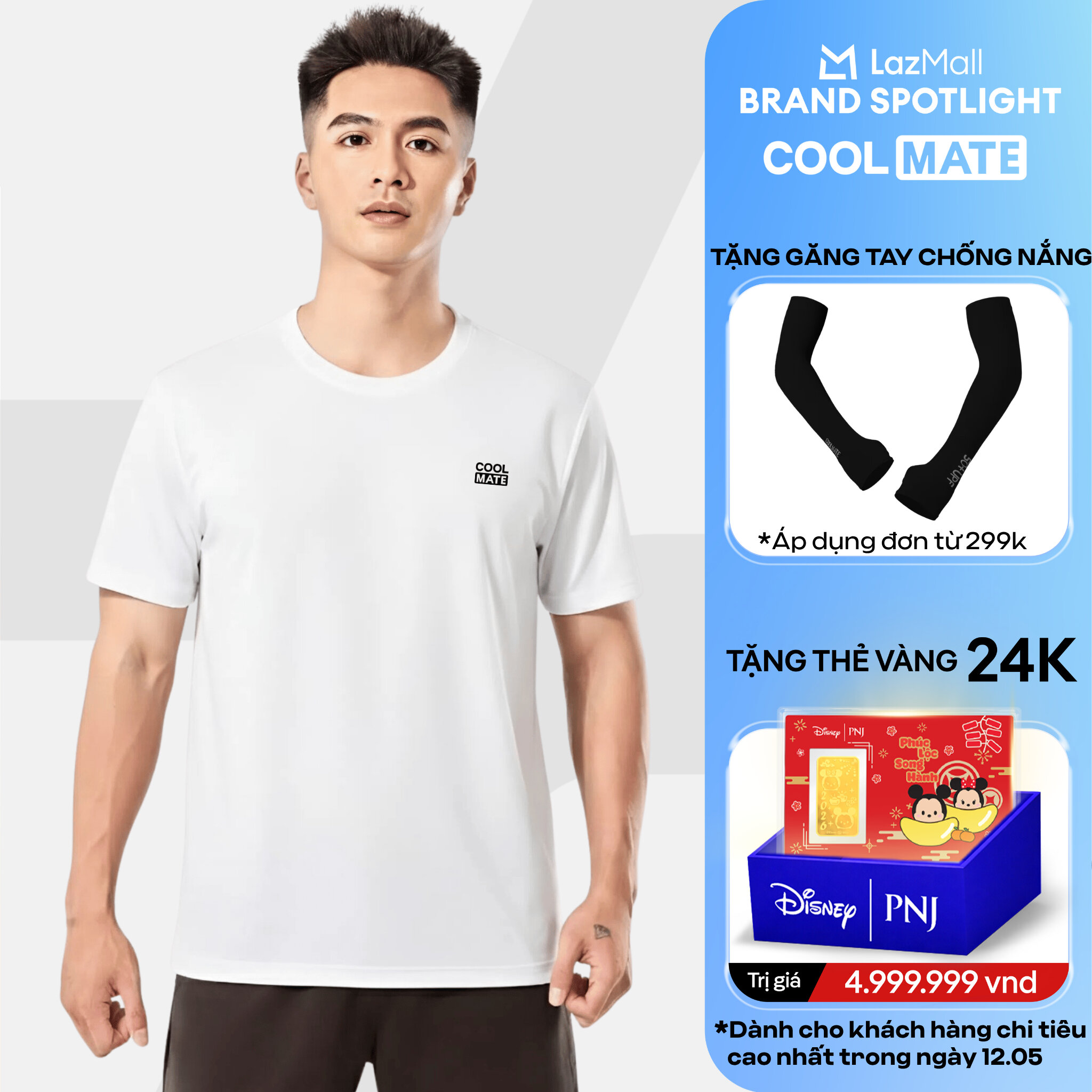 [DUY NHẤT 12.05 TẶNG QUÀ ĐƠN TỪ 299K]Áo THUN thể thao nam ProMax S1, áo tập Gym, chạy bộ , Pickleball, Tennis thoáng khí, thấm hút tốt Coolmate