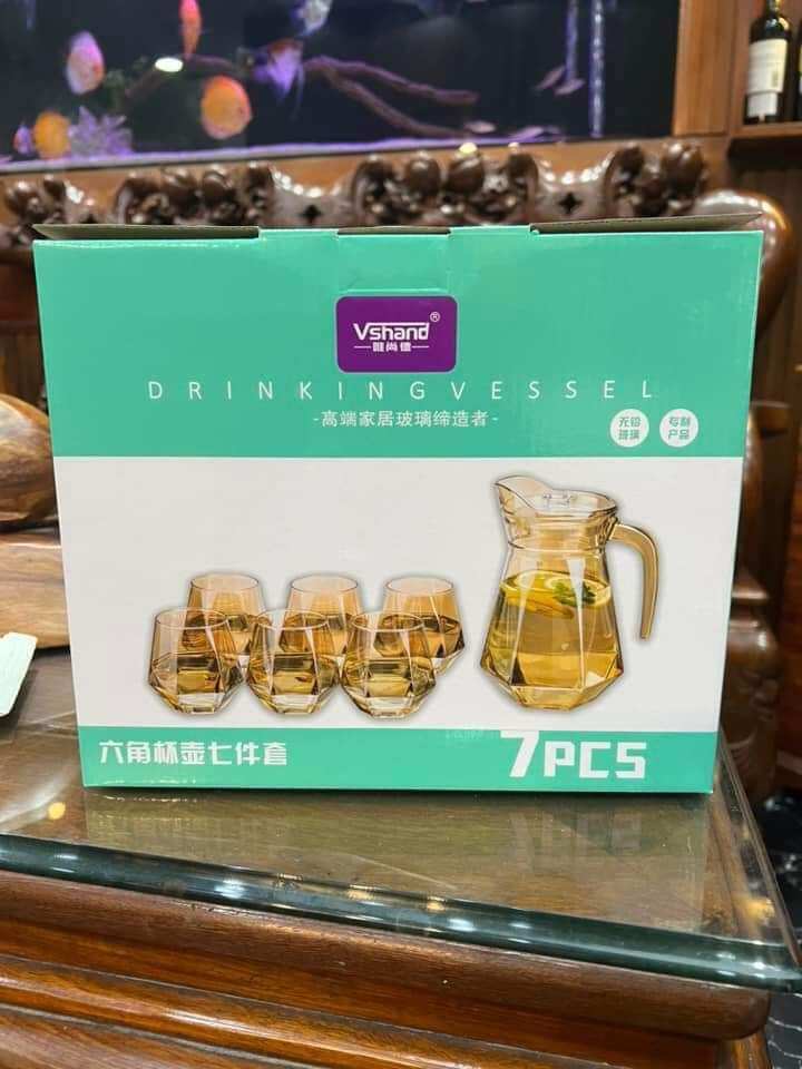 BỘ BÌNH CỐC THỦY TINH HỔ PHÁCH