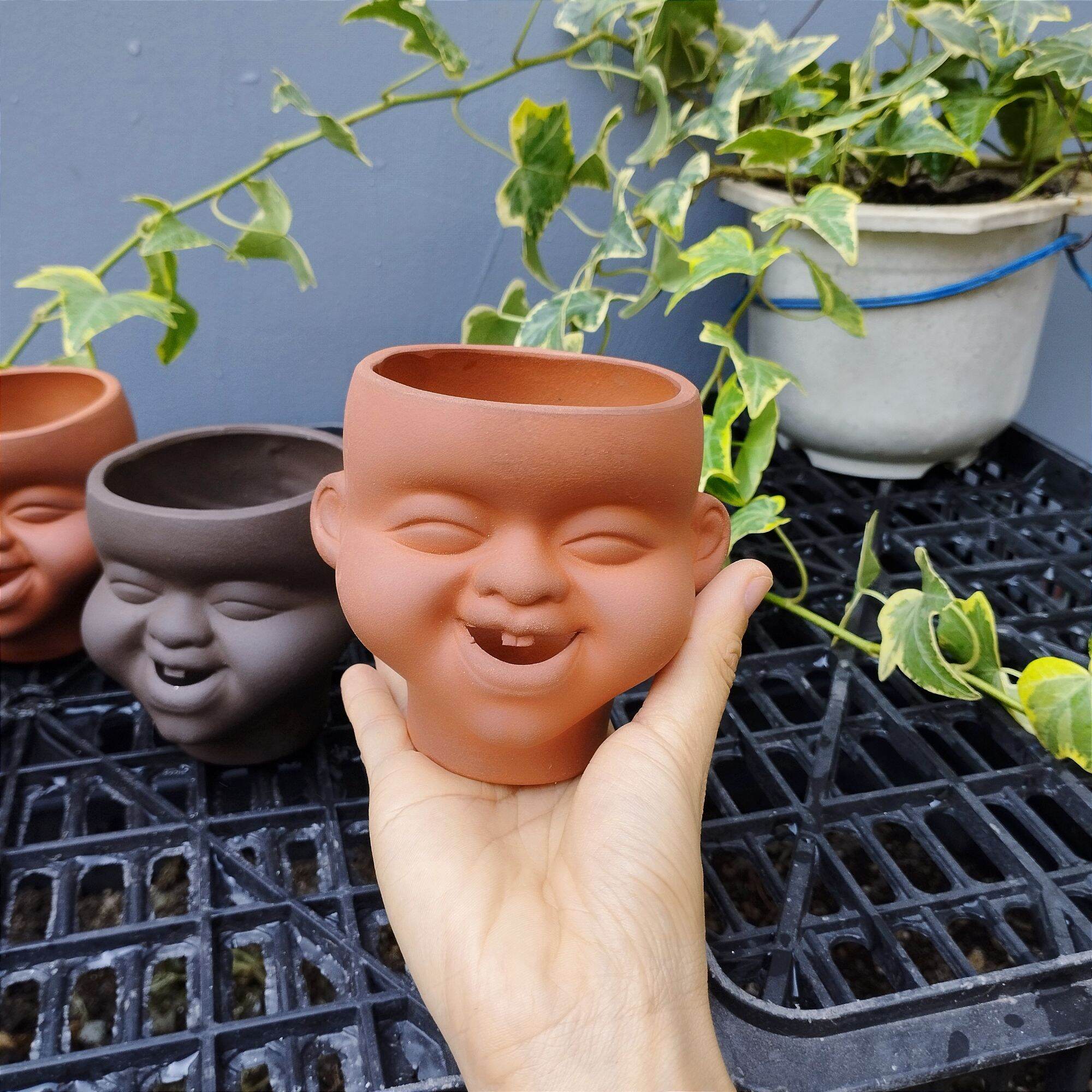 Chậu Đất Nung Tý Sún Mini