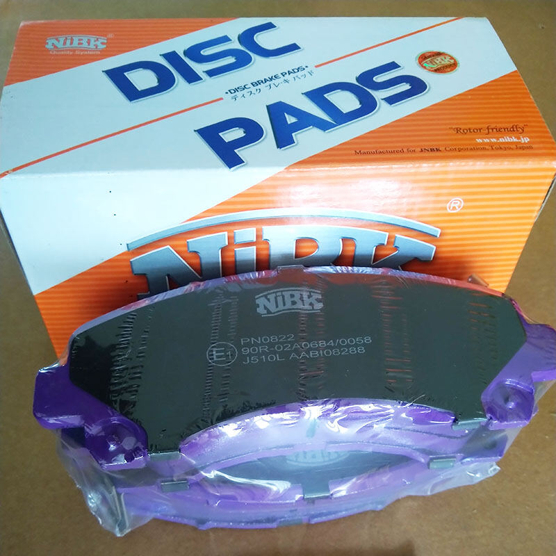 Bố thắng trước má phanh trước xe Chevrolet Trailblazer 2012-2023 mã PN0822 hãng NiBK