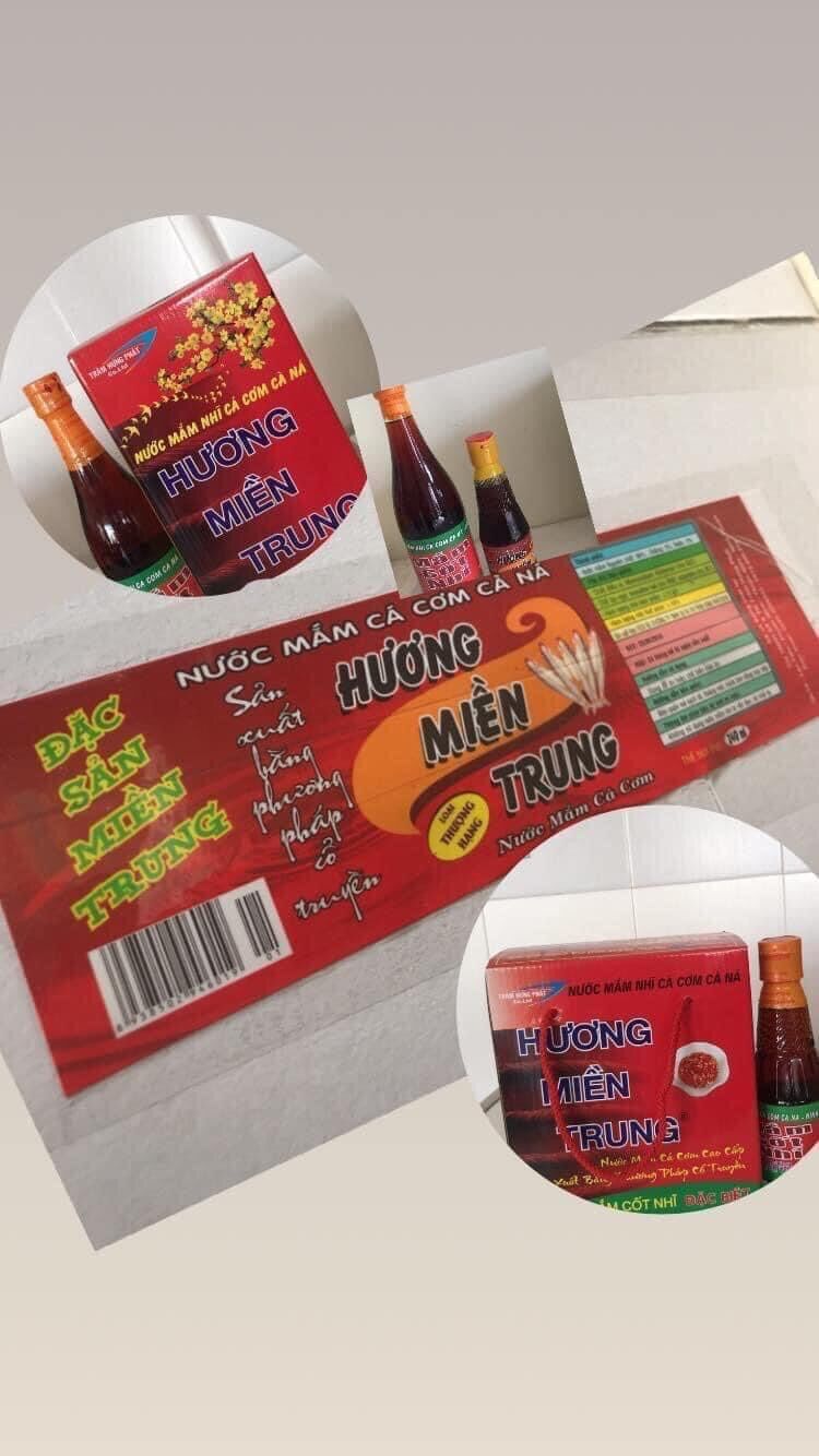 Nước mắm cá cơm Cà Ná đặc biệt 40 đạm (hộp 6 chai thủy tinh 240ml)