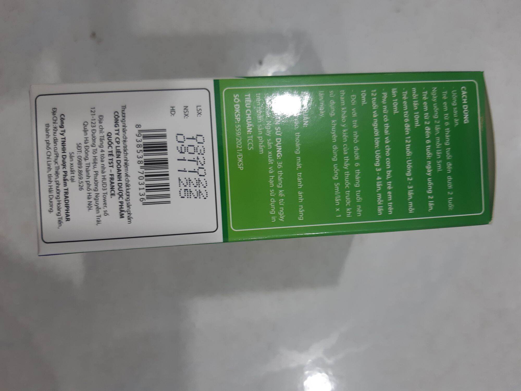 SIRO HO,BỔ PHỔI _ BẢO PHẾ NHI