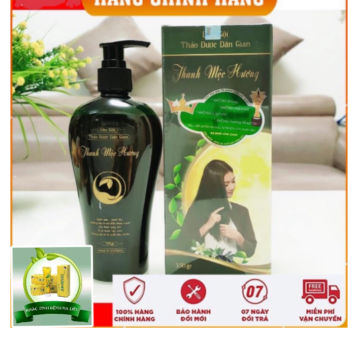 [ Hàng chính hãng] DẦU GỘI THẢO DƯỢC THANH MỘC HƯƠNG (Mẫu mới nhất Chai nắp vòi 350ml)