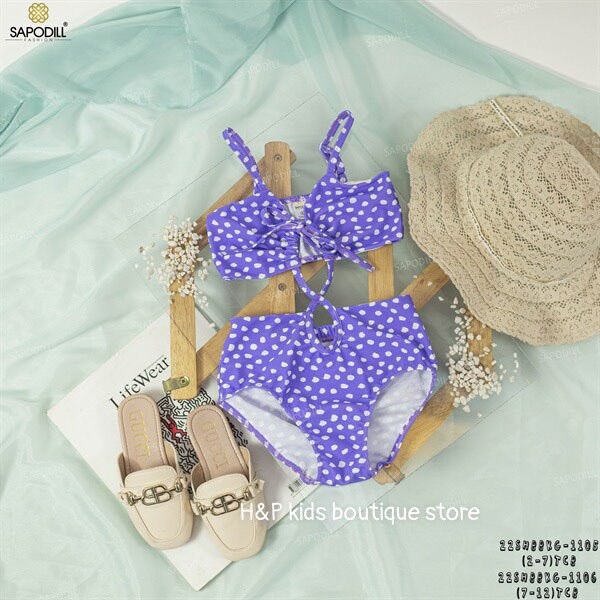 Set bikini cho bé từ 1-6 tuổi (8-25kg)