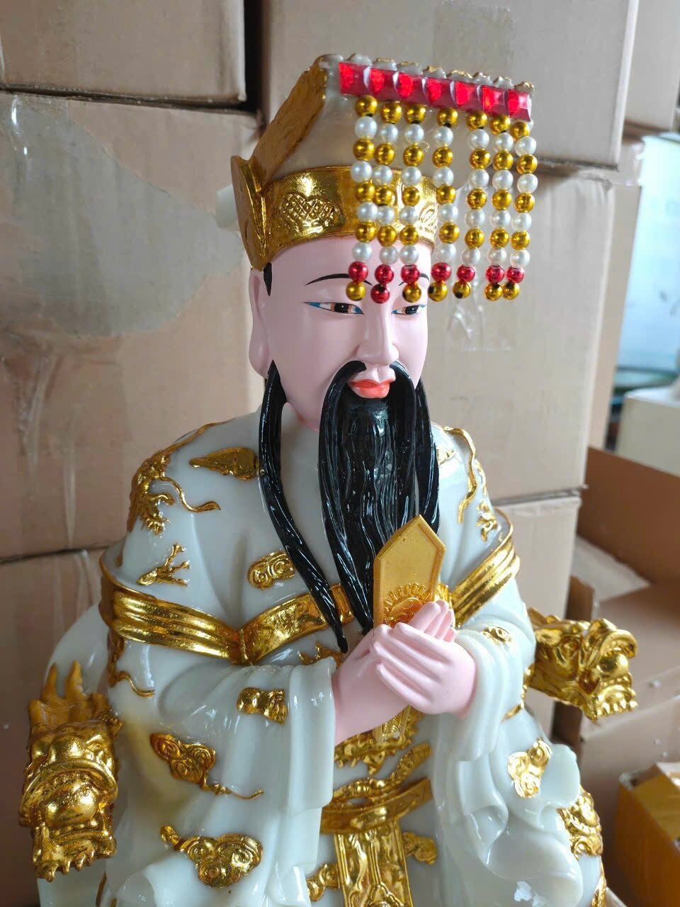 Tượng Ngọc Hoàng Thượng Đế cao 40cm