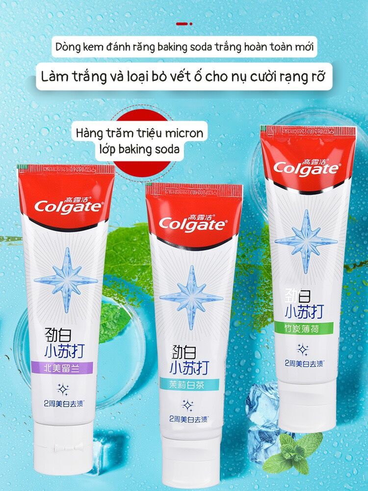 Kem đánh răng colgate muối nổ trắng răng 120gr