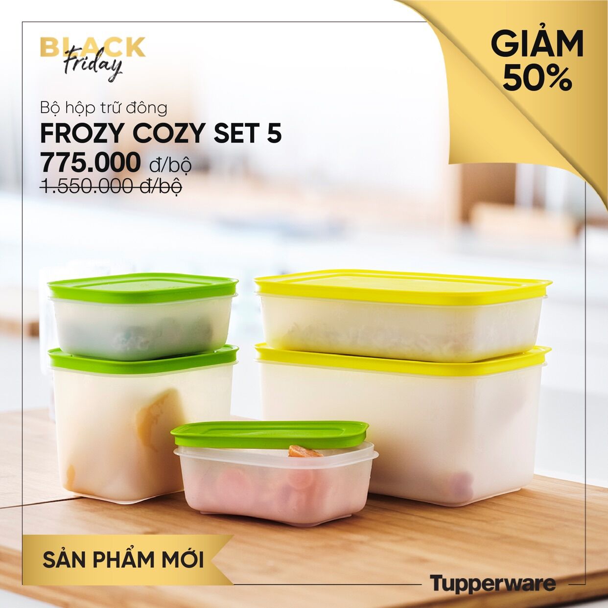 Bộ trữ đông Frozy Cozy Gen II Tupperware