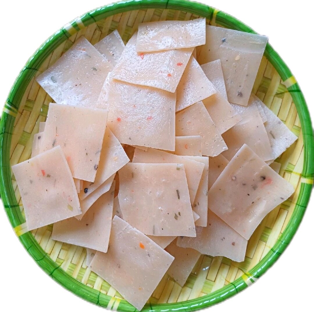 Bánh phồng tôm vuông loại đặt biệt. phòng to, thơm tôm
