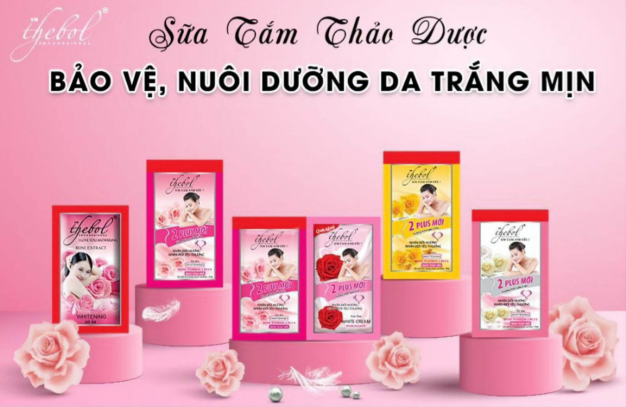 Dây sữa tắm sáng da dưỡng ẩm em tắm anh yêu thebol 12goi