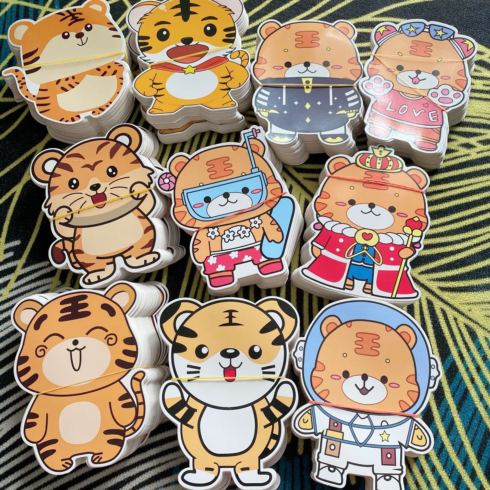 [Set 5 bao] Bao lì xì chibi hình Cọp cute năm 2022