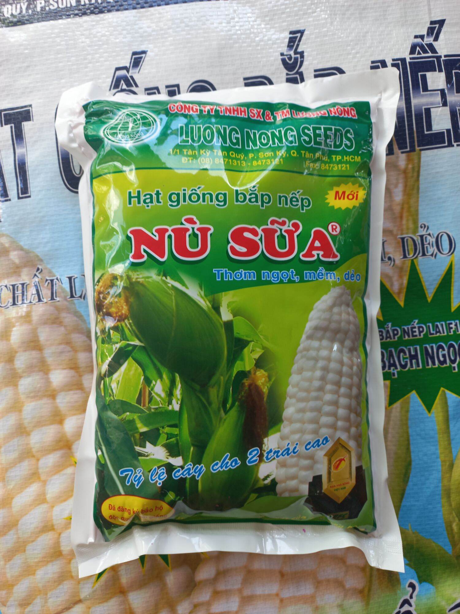Hạt giống bắp nếp nù sữa 1kg Lương Nông Lazada.vn