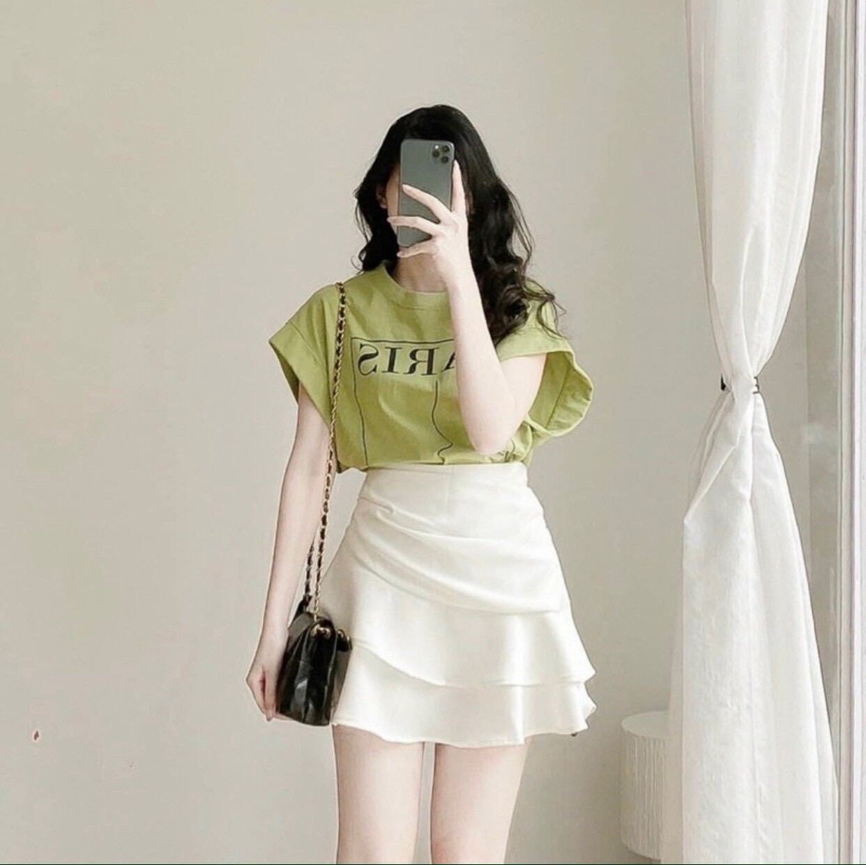 (SHOP BIGSIZE nữ 50kg đến 90kg) chân váy đuôi cá xếp tầng