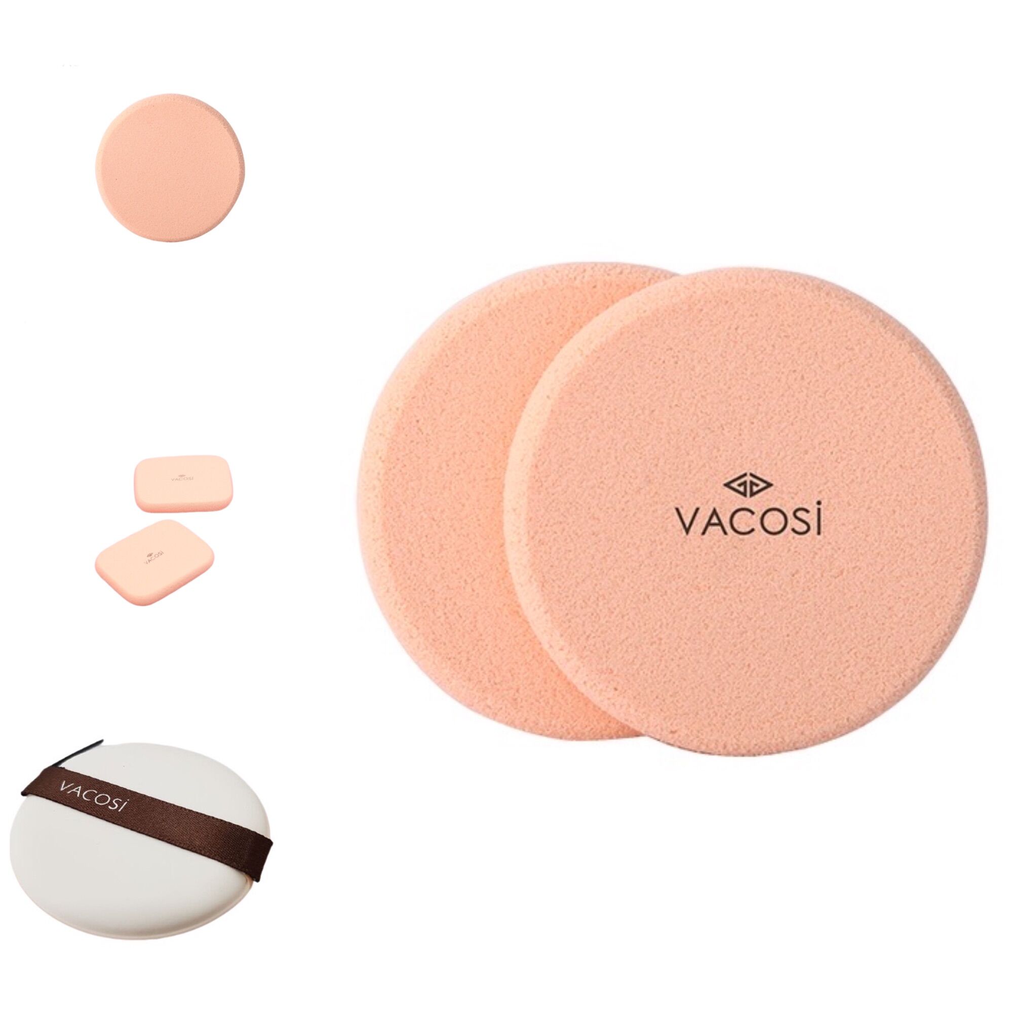 Bông phấn ướt VACOSI bông phấn đánh nền trang điểm