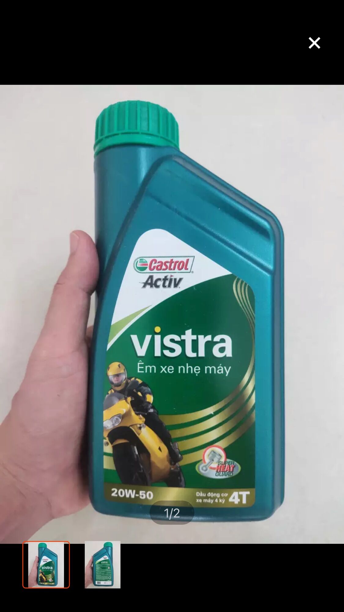 Dầu nhớt xe số , dầu castrol active vistra