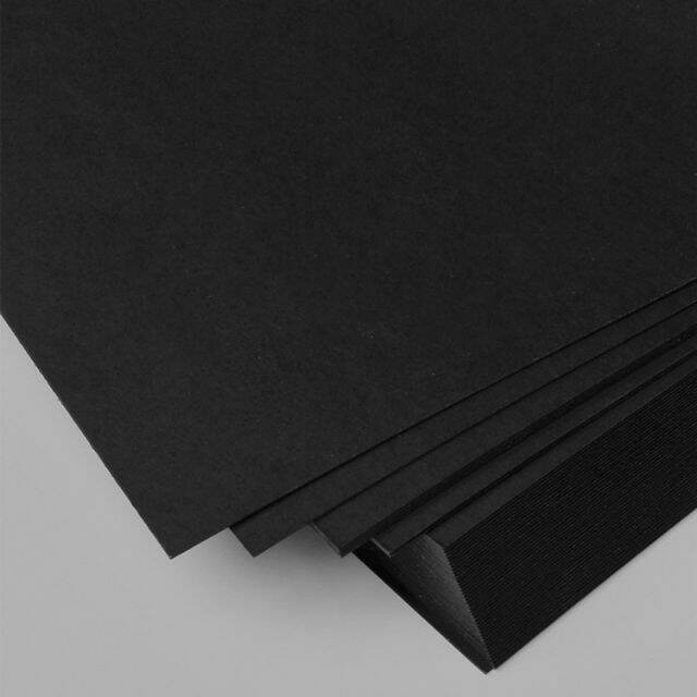 Set 10 tờ bìa cứng đen + màu khổ A3