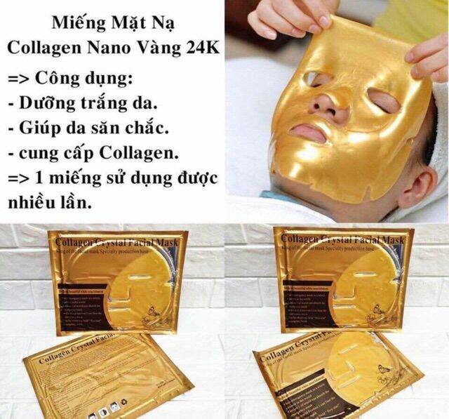 Mặt nạ collagen vàng nano 24k