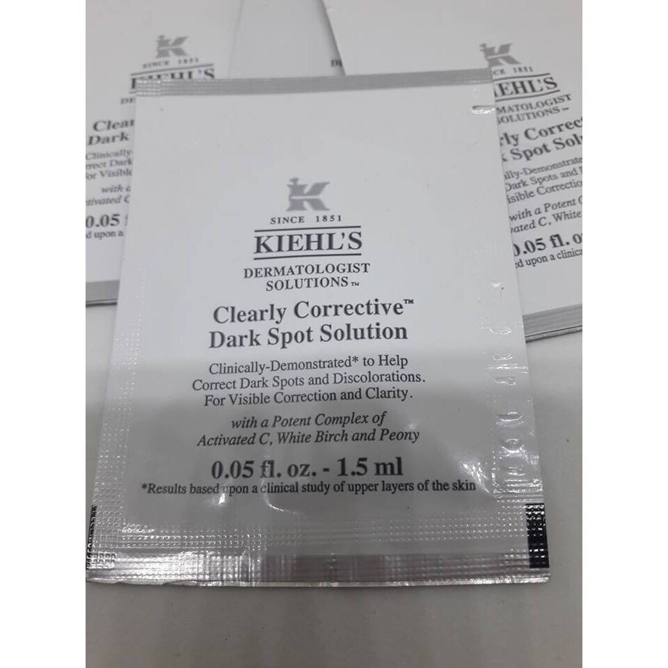 Sample 1,5ml Tinh Chất Serum Làm Sáng Da & Mờ Thâm Mụn kiehl's Clearly Corrective™ Dark Spot Solution