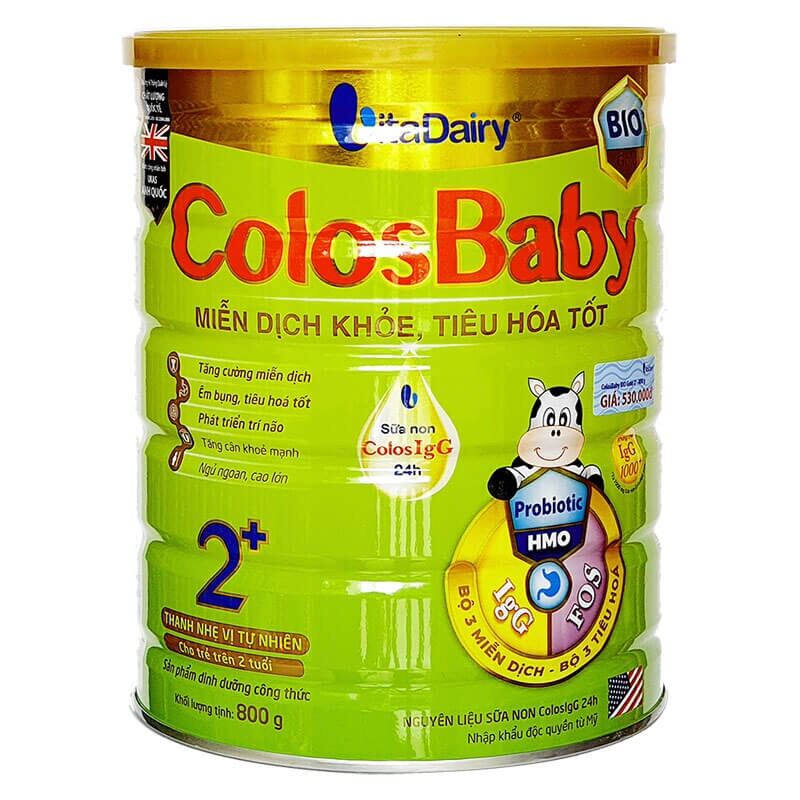 Sữa COLOSBABY BIO 2+ 800gr cho trẻ trên 2 tuổi Date mới nhất