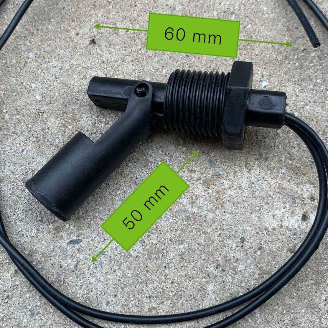 Công tắc mực nước cho bể cá m21 / m16 - công tắc mỏ vịt m21 - công tắc phao điện