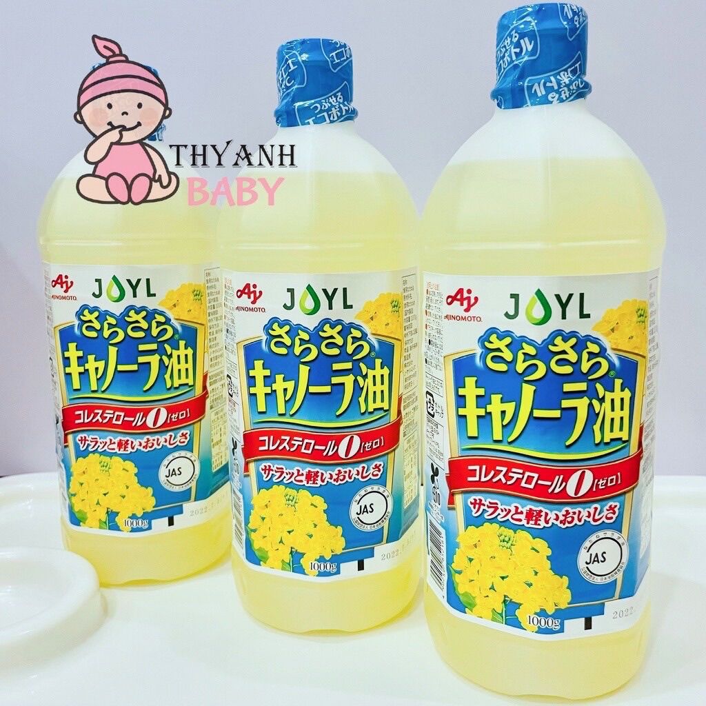 Dầu ăn hoa cải ajnomoto nhật bản 1000g