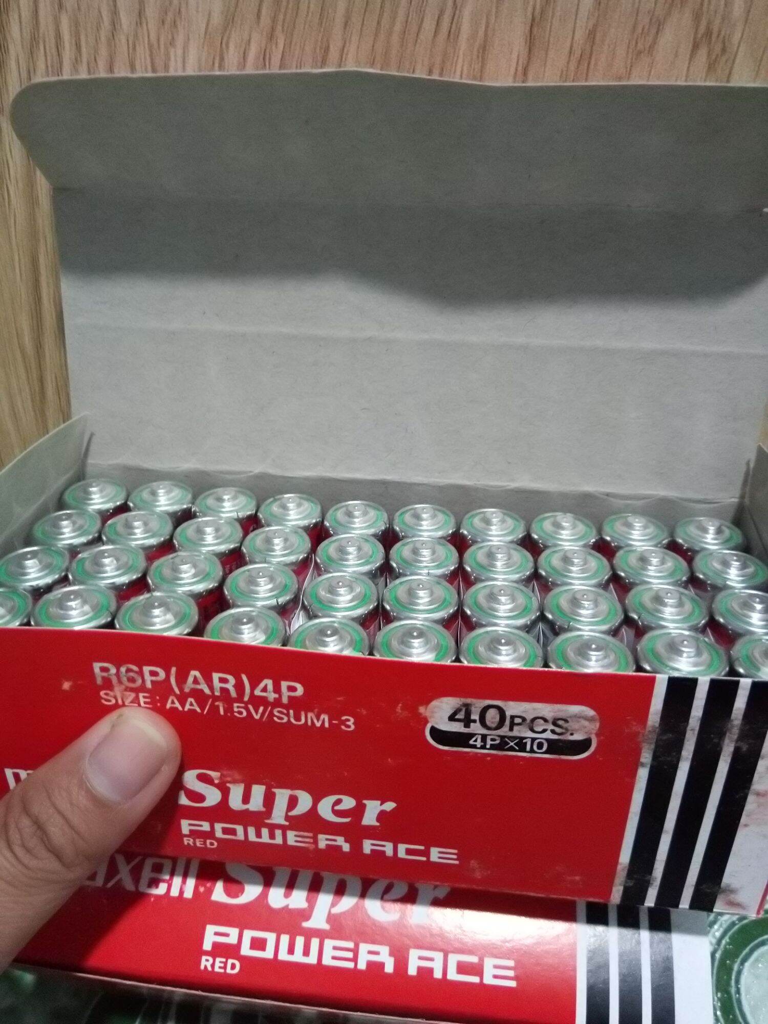 [Hộp 40 viên] Pin maxell AA R6P hàng chính hãng