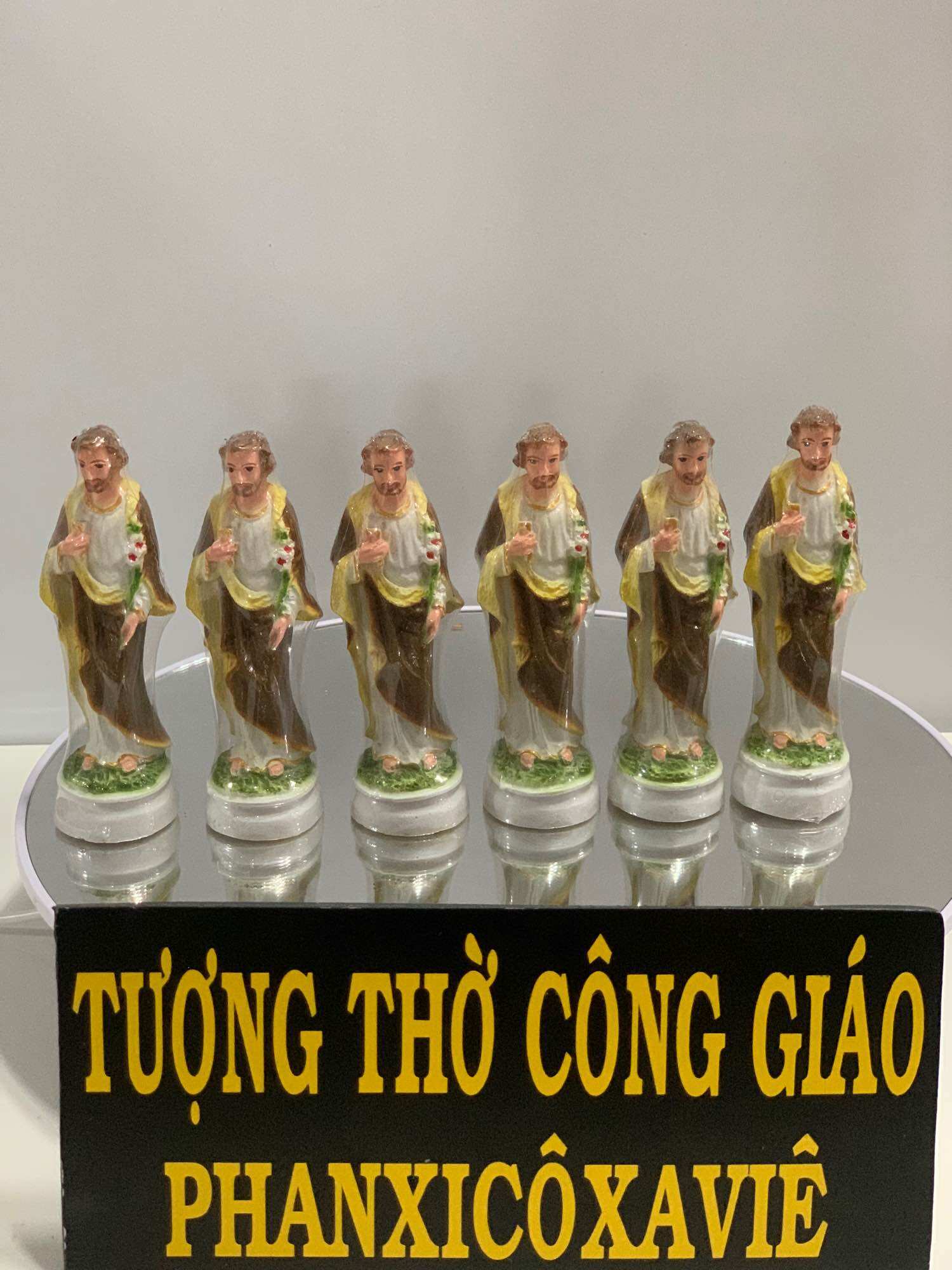 Tượng Thánh Giuse 10cm - Tượng Thờ Công Giáo Phanxico Xavie.