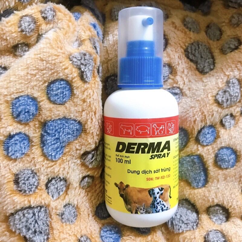 Derma Spray 100ml - Thuốc xịt trị viêm