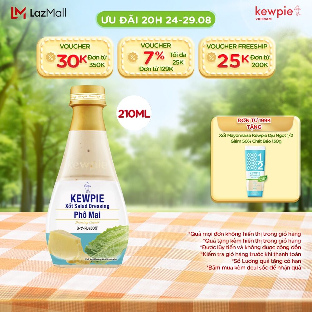 Xốt Salad Dressing Phô Mai Kewpie 210ml