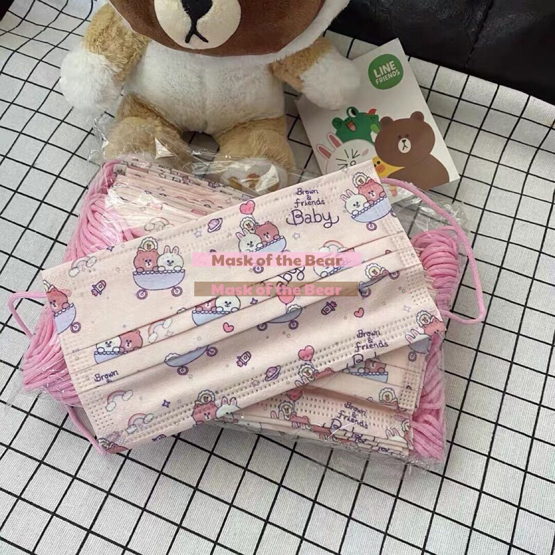 [HCM]khẩu trang Linefriends x Mask of the Bear