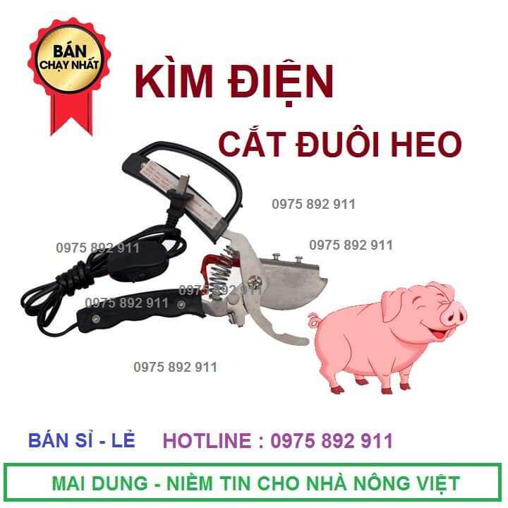 Kìm điện cắt đuôi heo - loại có công tắc