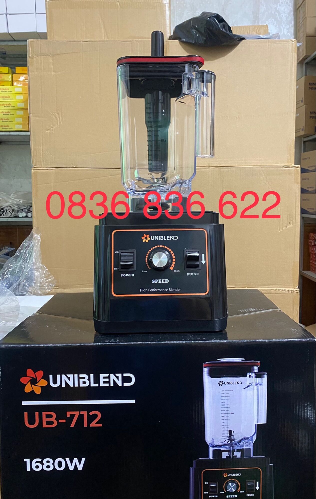 Máy xay công nghiệp máy xay đá chuyên dụng Uniblend UB - 712