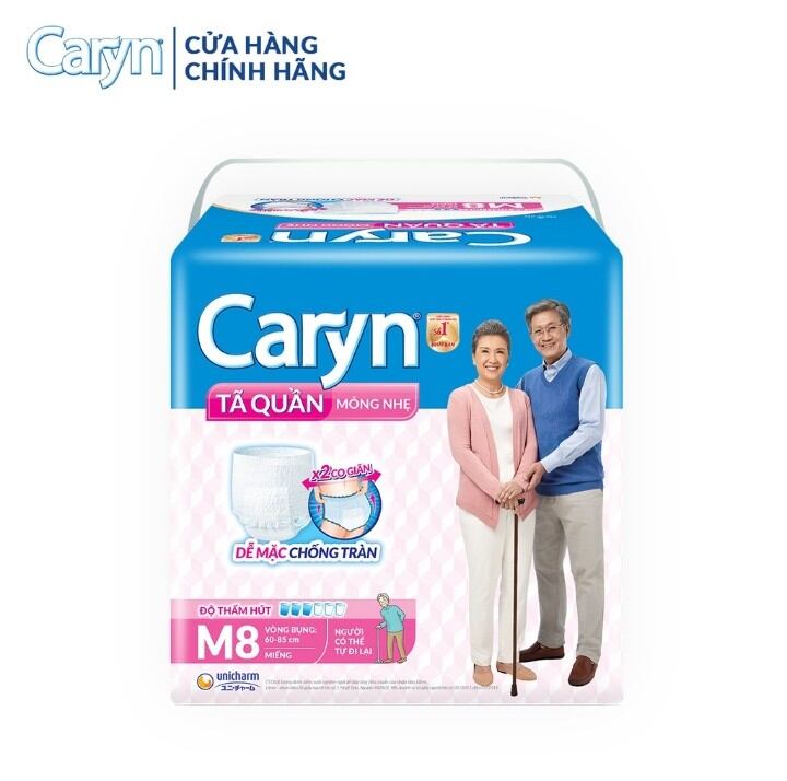 Tã quần Caryn M8 miếng cho người già