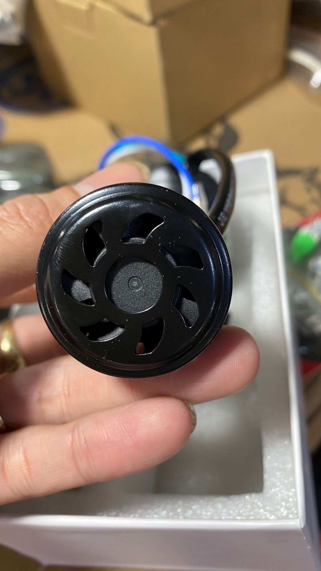 đèn led 6 tim 60w gắn xe máy - ô tô