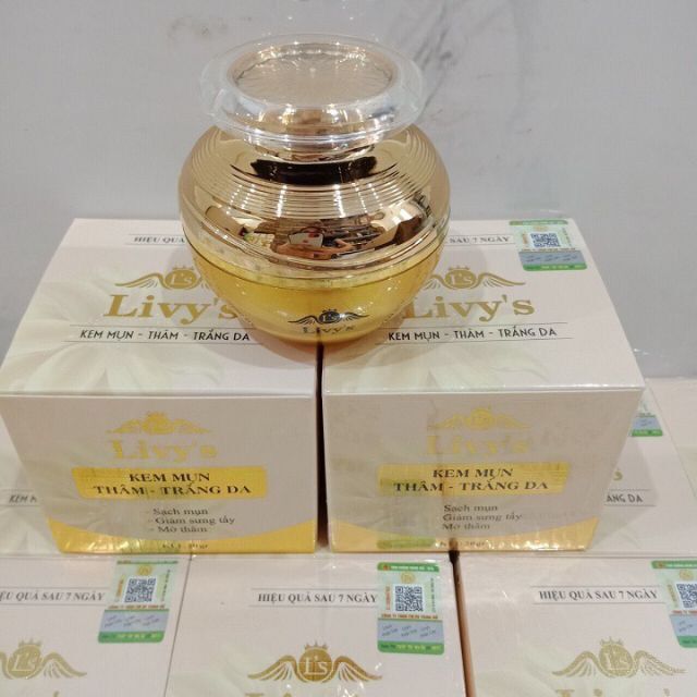 [HCM]Kem Face Livy Thái Lan (Face Vàng Mụn – Trắng Da)