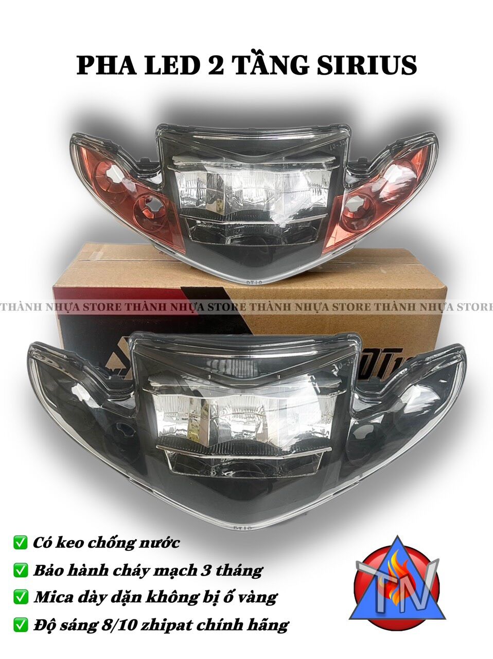 Pha đèn 2 tầng sirius - Pha led 2 tầng sirius sihello
