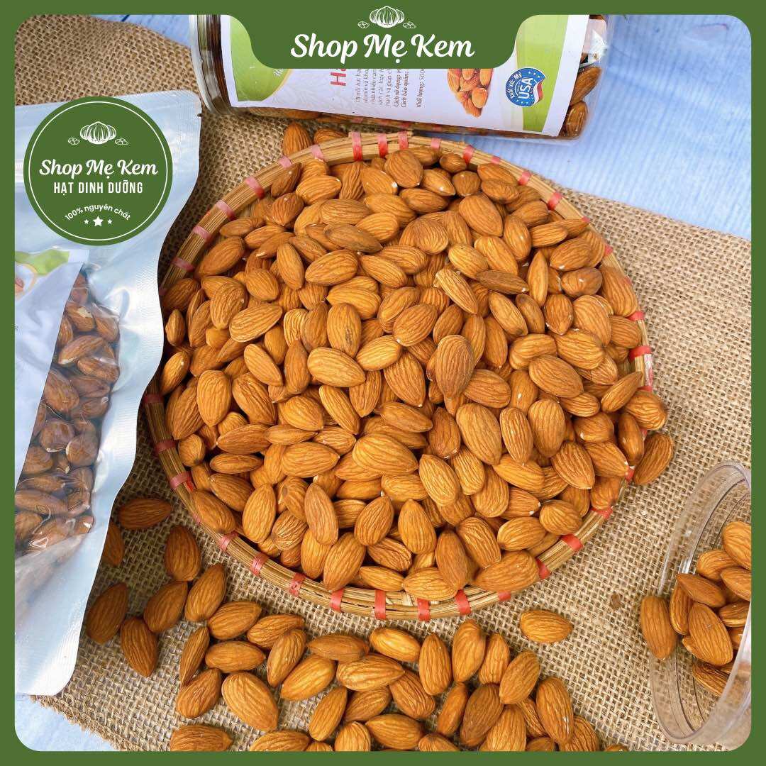 500Gr Hạt hạnh nhân còn sống làm sữa
