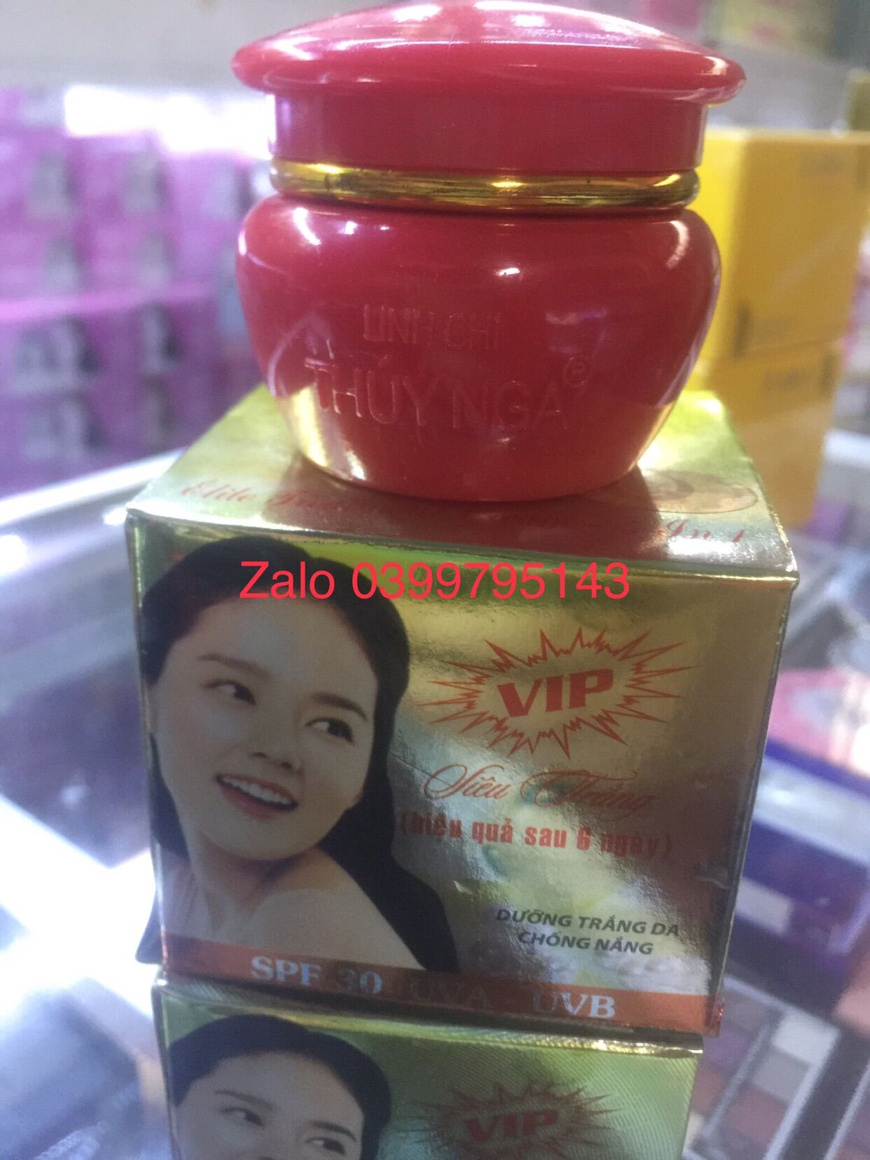 [HCM]Kem Linh Chi Thuý Nga Trắng Da Chống Nắng