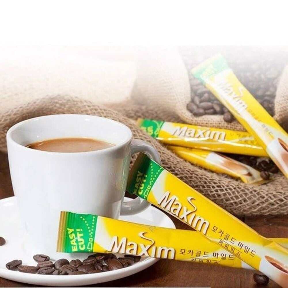 [ Hộp 100 gói ] Cafe hòa tan Maxim Hàn Quốc