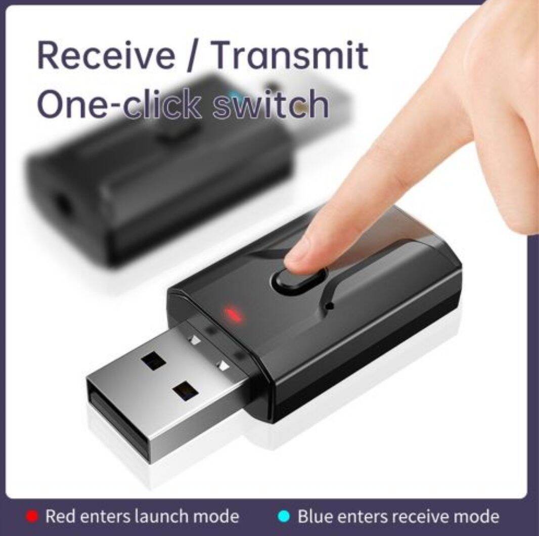 Bộ Thu Phát Âm Thanh Bluetooth 5.0 3in1Cho Tv / Pc / Xe Hơi