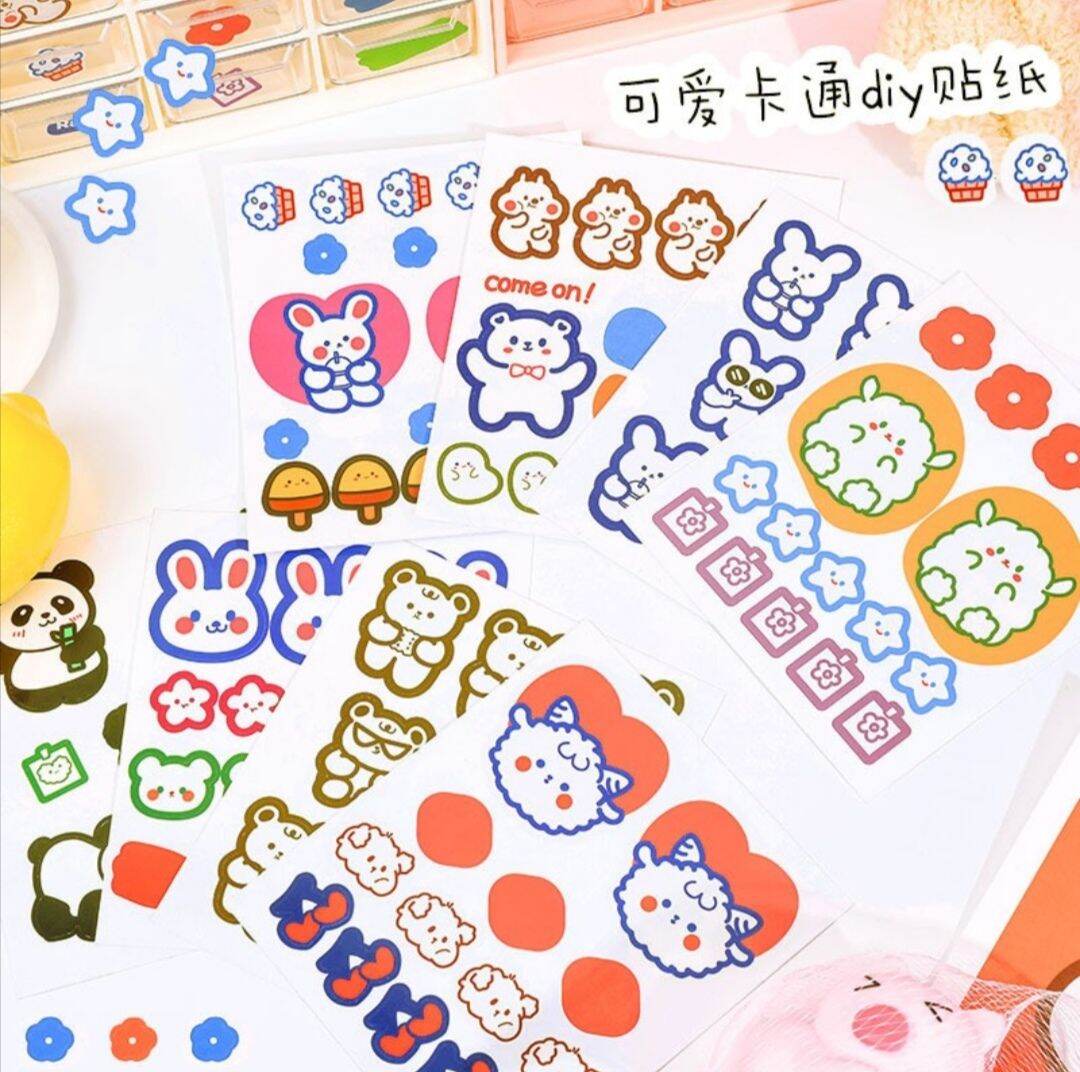 [HCM]STICKER DÁN HÌNH VẼ DỄ THƯƠNG