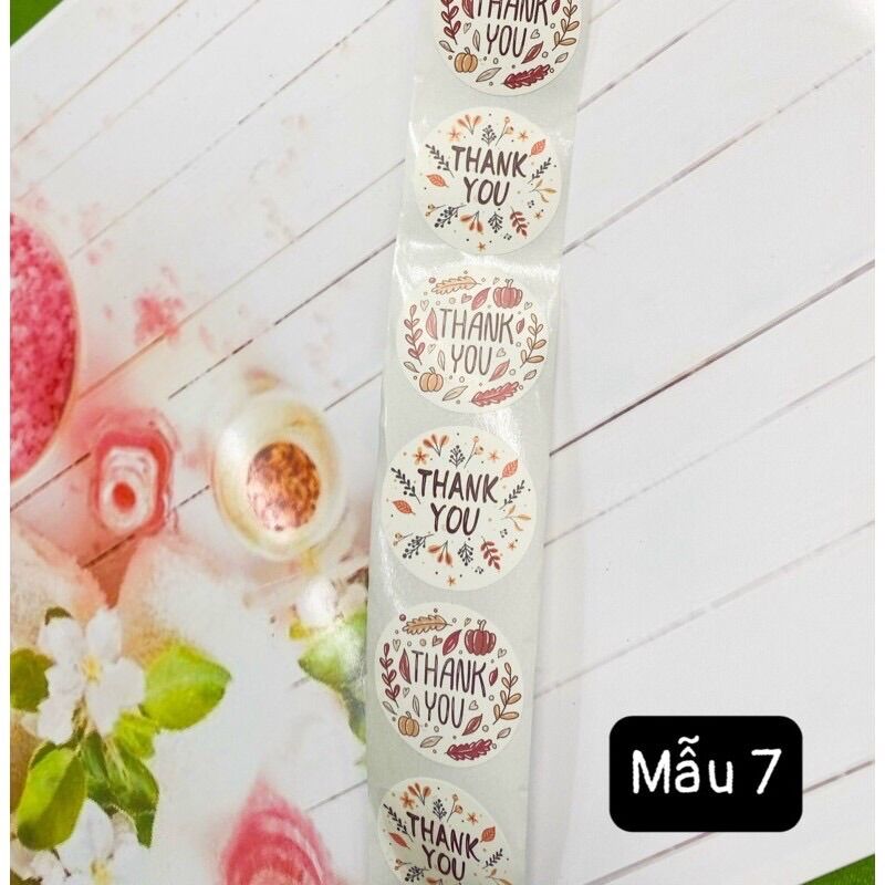 [HCM]Sticker in chữ Thank You (set 20 tem)